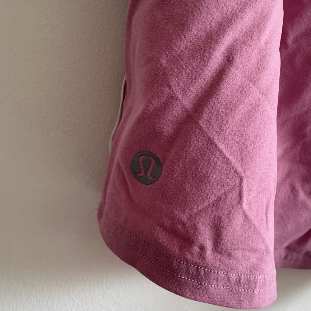 Lululemon Athletica | Court Rival High-Rise Short 3" in Pink Frosting ~ US 8 - Picture 10 of 11